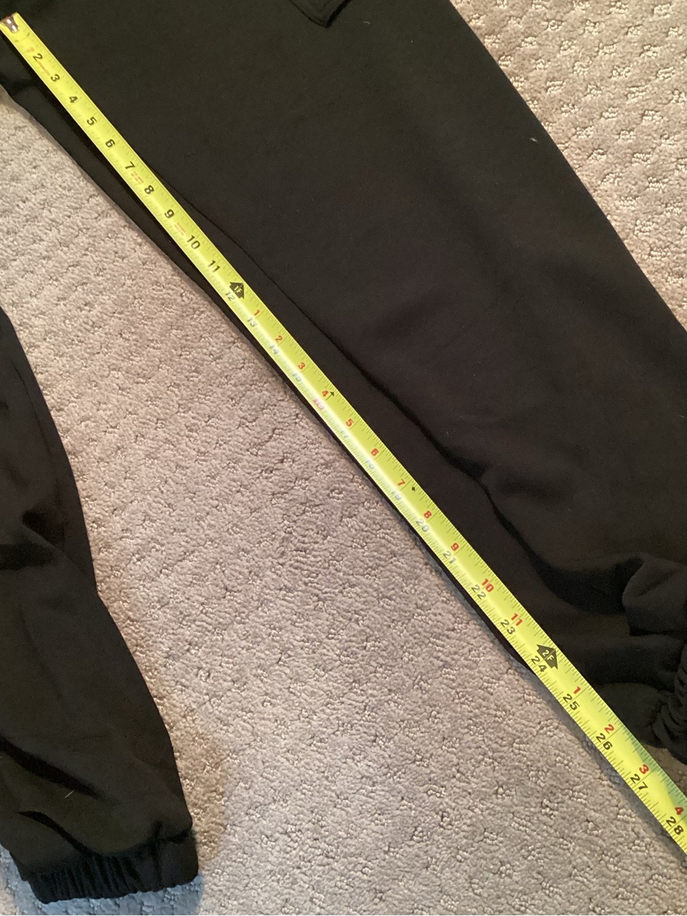 Scoop 🆕 Scuba Black Half-Zip Sweatshirt & Cargo Jogger Set, light fabric, XS - Picture 11 of 15